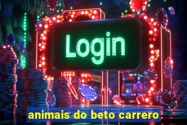 animais do beto carrero